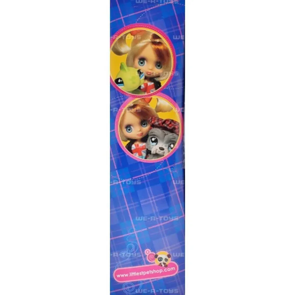 Blythe Love's Littlest Pet Shop Sight Seeing Cute London Doll Set 2010 Hasbro NE